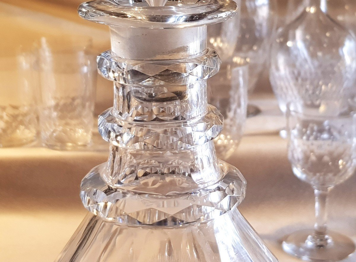 Carafe à Vin Ancienne En Cristal