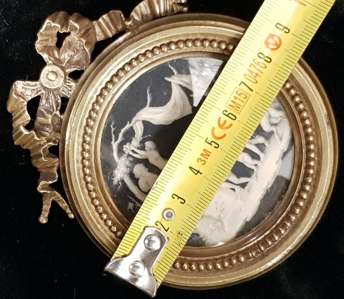  Miniature Antique XVIII ème Siècle In Tondo Signée J J De Gault-photo-7