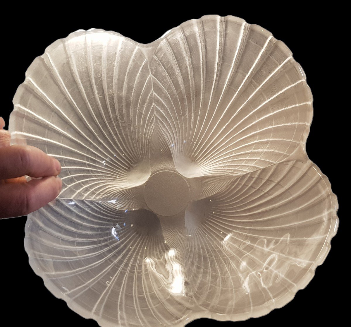 Set Of 7 Vintage Mikasa Hoya Frosted Glass Bowls