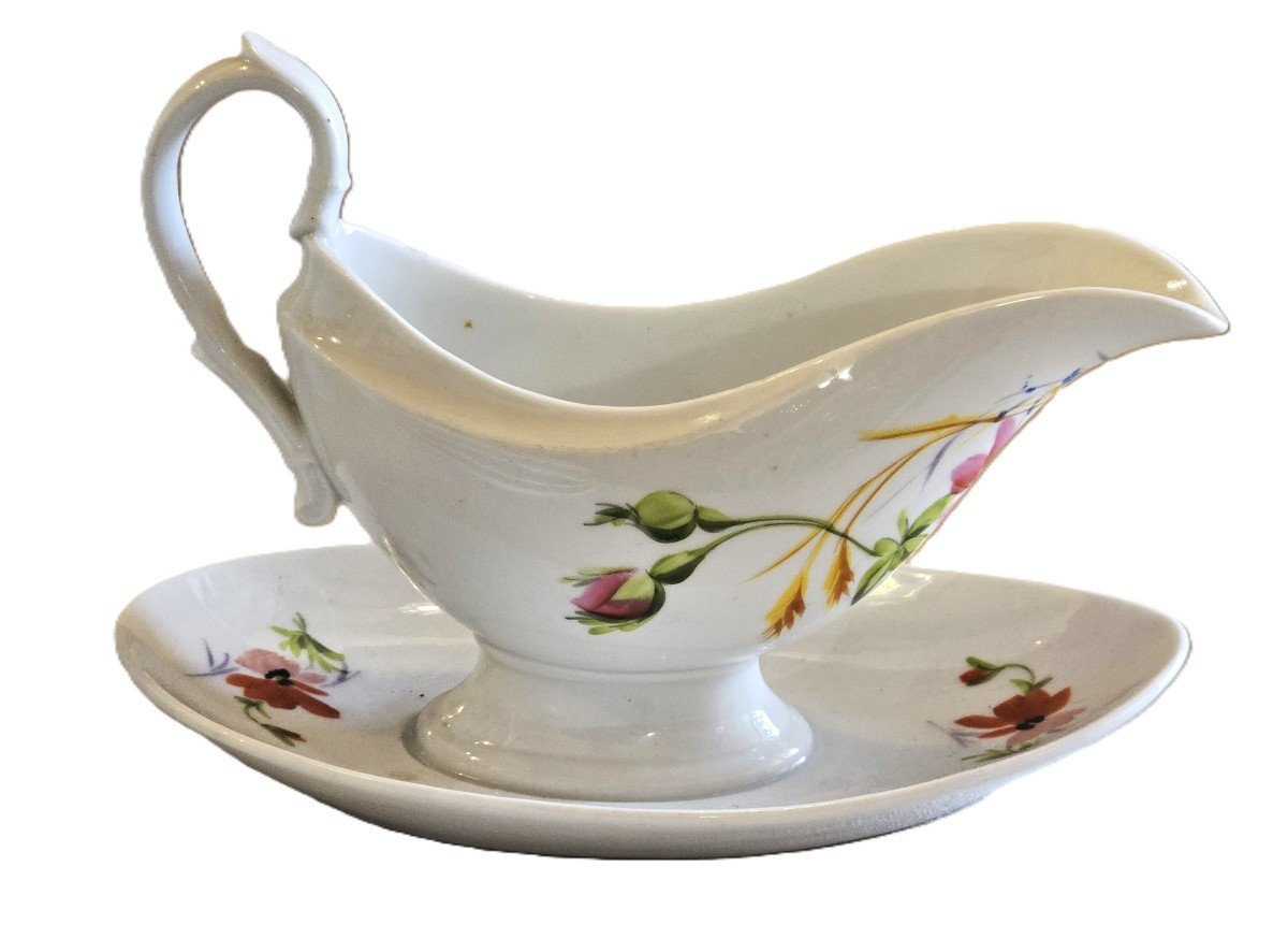 Lot De 20 Pièces De Service En Porcelaine Ginori XIXe Siècle-photo-4