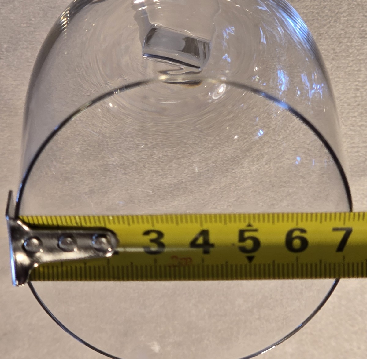 Old Acid-etched Stemmed Glass-photo-7