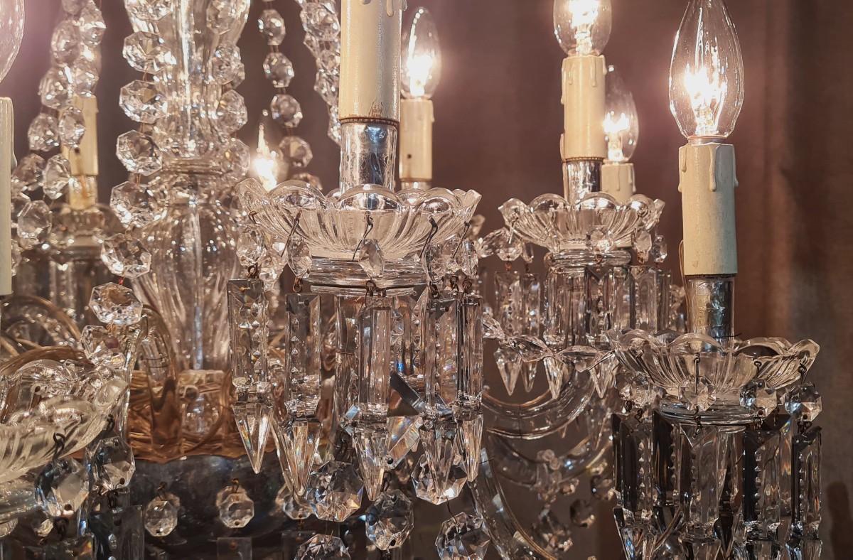Ancient Bohemian Crystal Chandelier With 12 Lights-photo-3