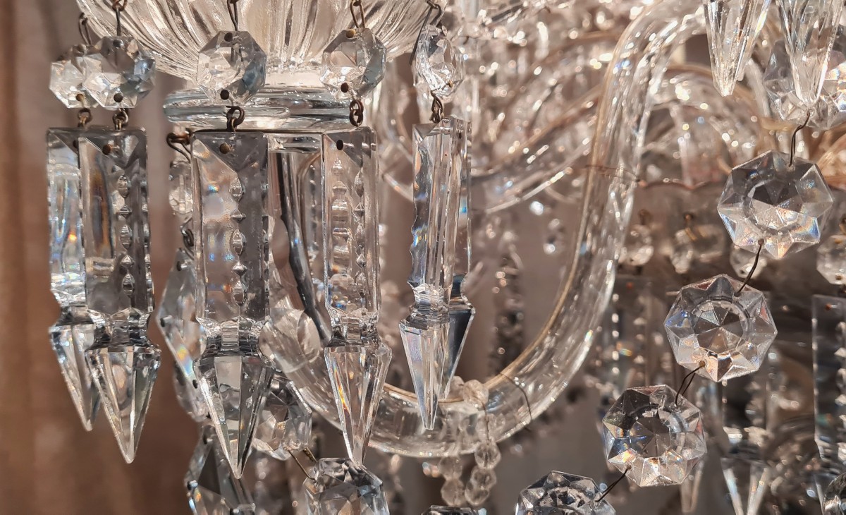 Ancient Bohemian Crystal Chandelier With 12 Lights-photo-4