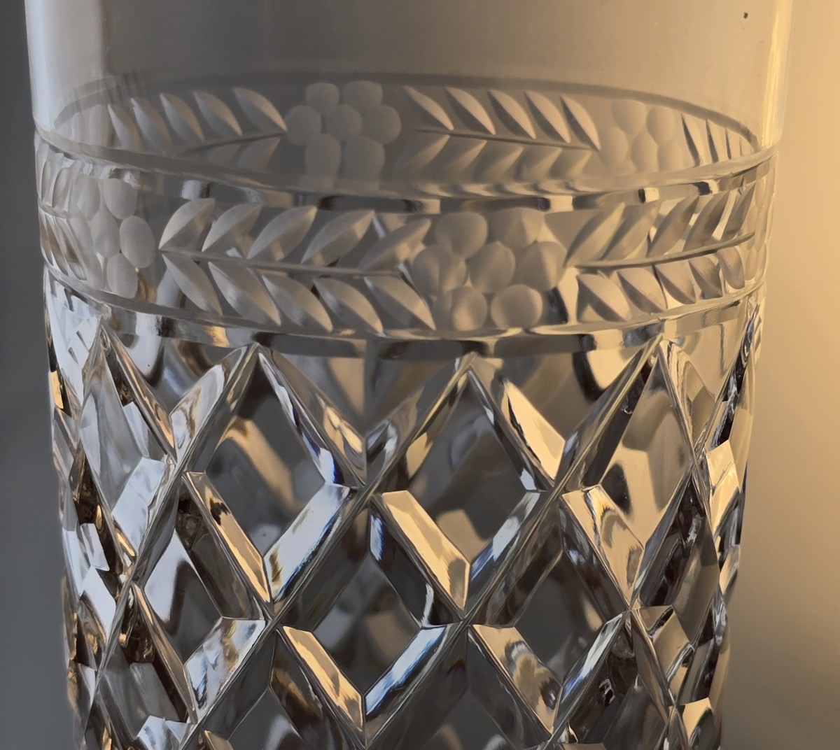 Suite 6 Verres Anciens En Cristal Pour Long Drink-photo-3
