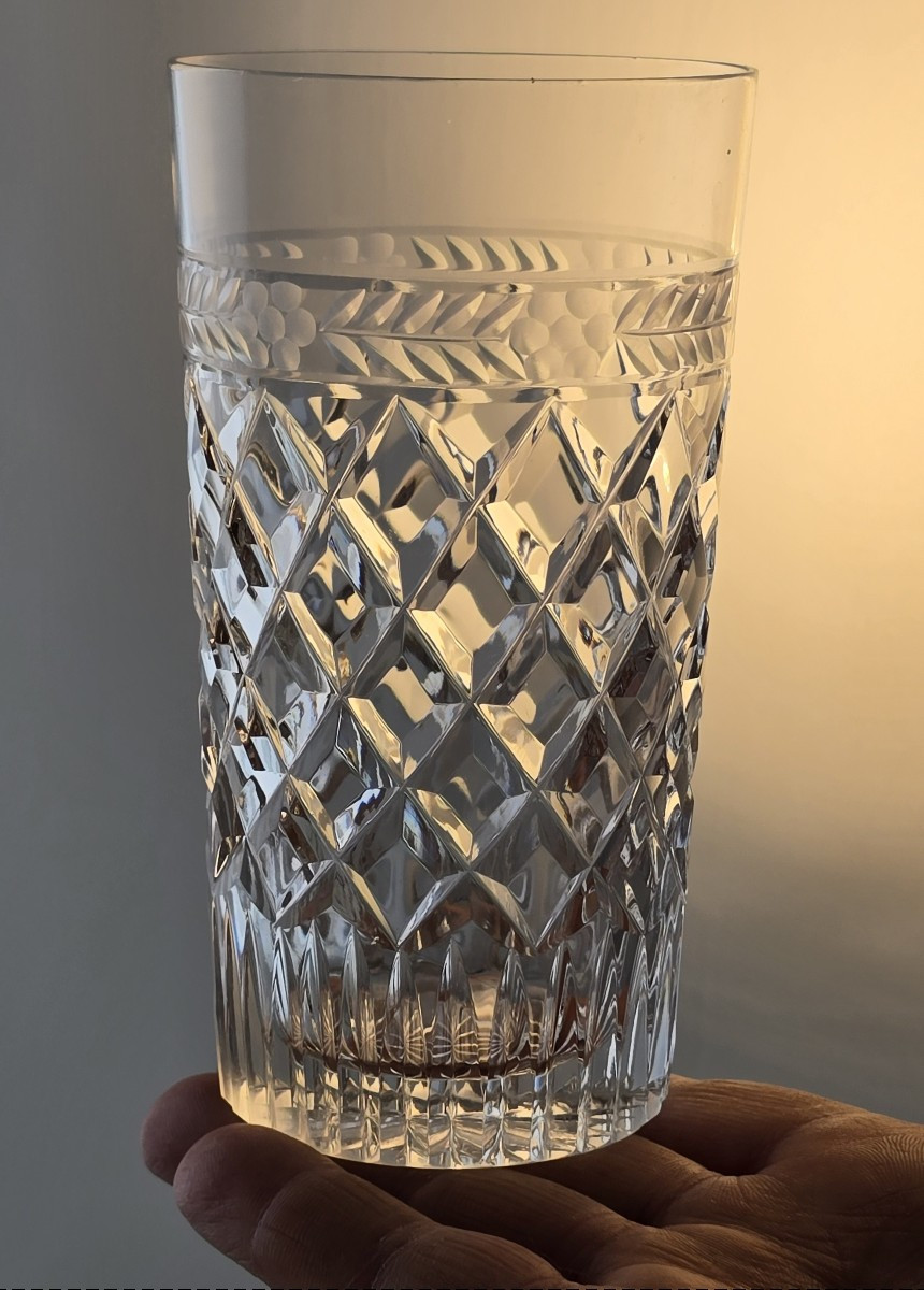 Suite 6 Verres Anciens En Cristal Pour Long Drink