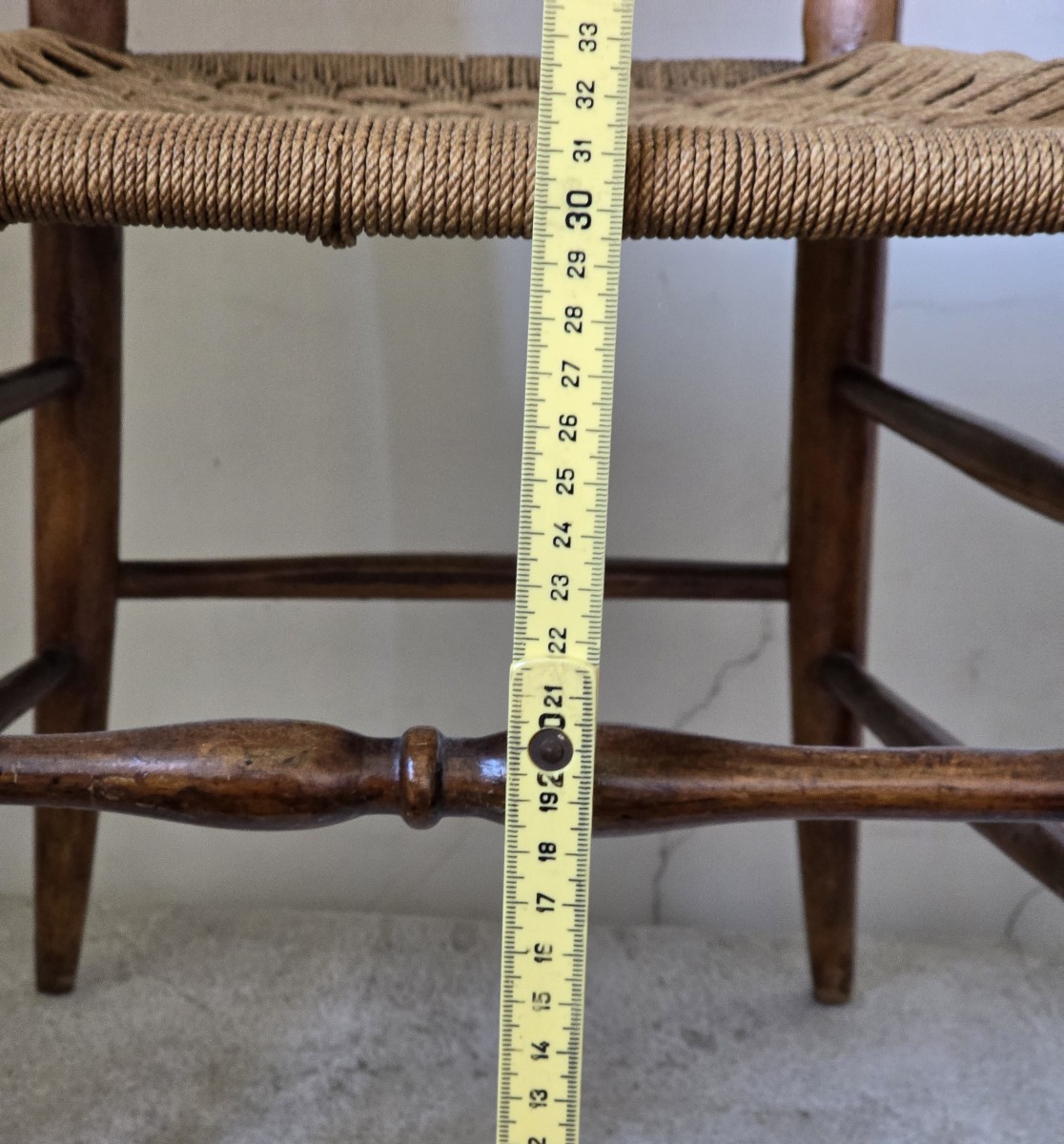 Ancienne chaise pour enfant-photo-4