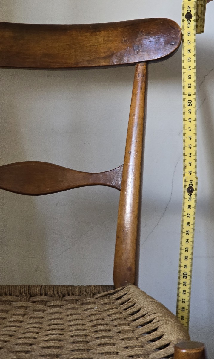 Ancienne chaise pour enfant-photo-5