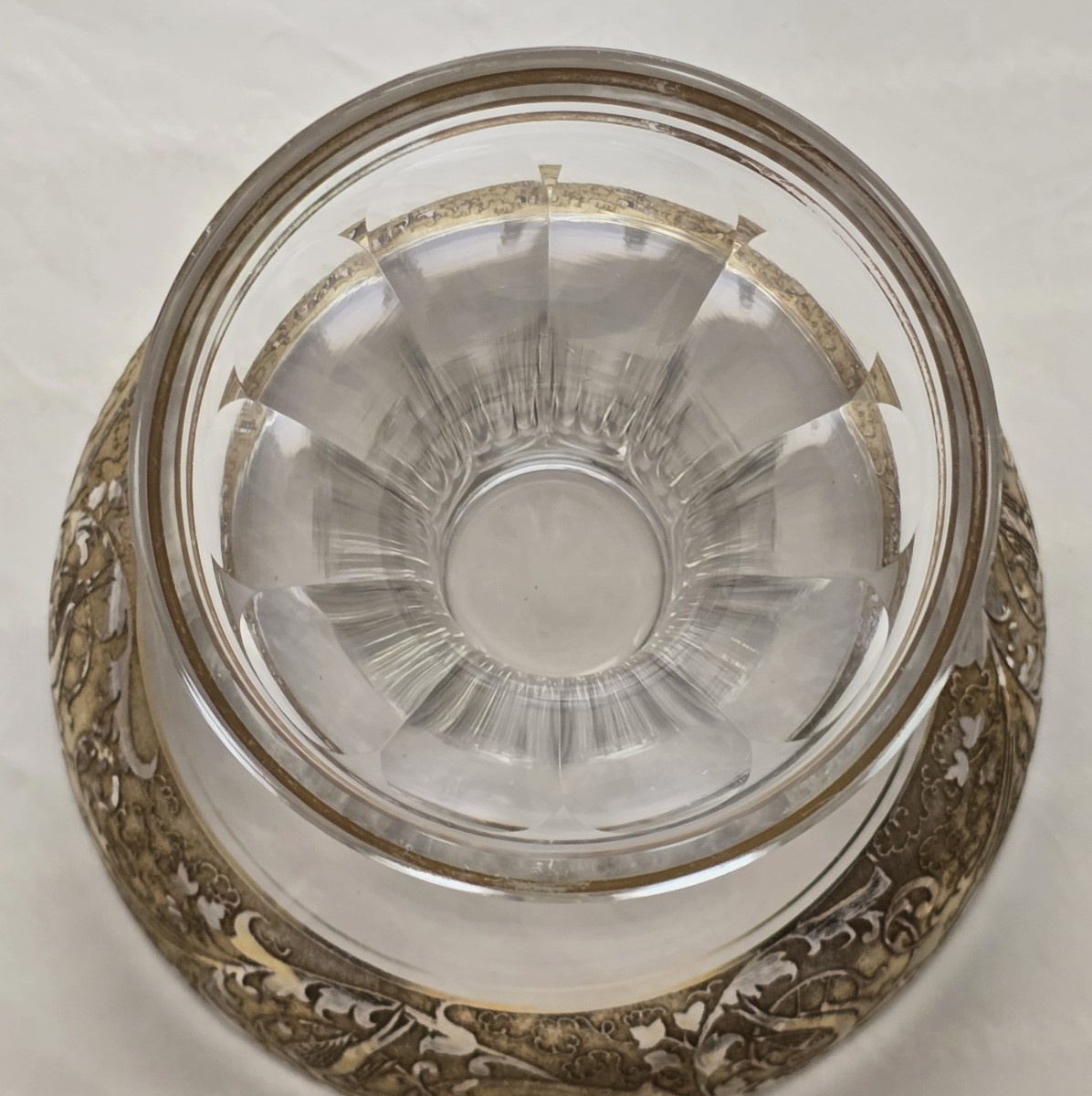 Ancient Cameo Glass Cup Attributed To Moser-photo-5