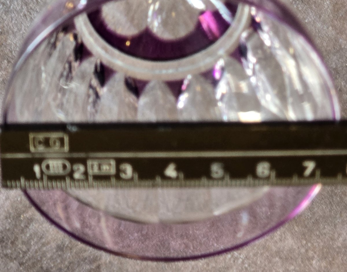Pair Of Antique Crystal Stem Glasses-photo-5