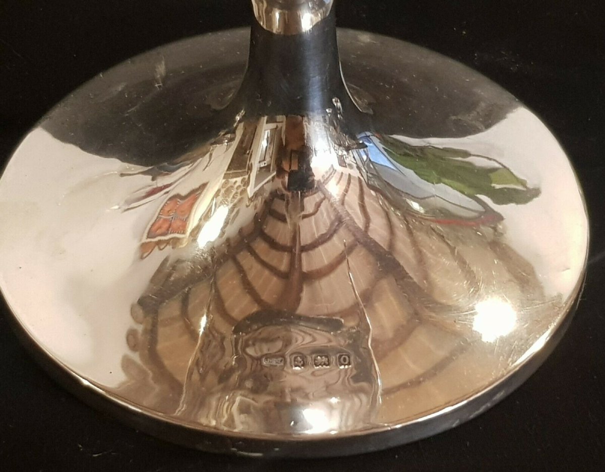 Antique English Sterling Silver Epergne Birmingham  1938-photo-5