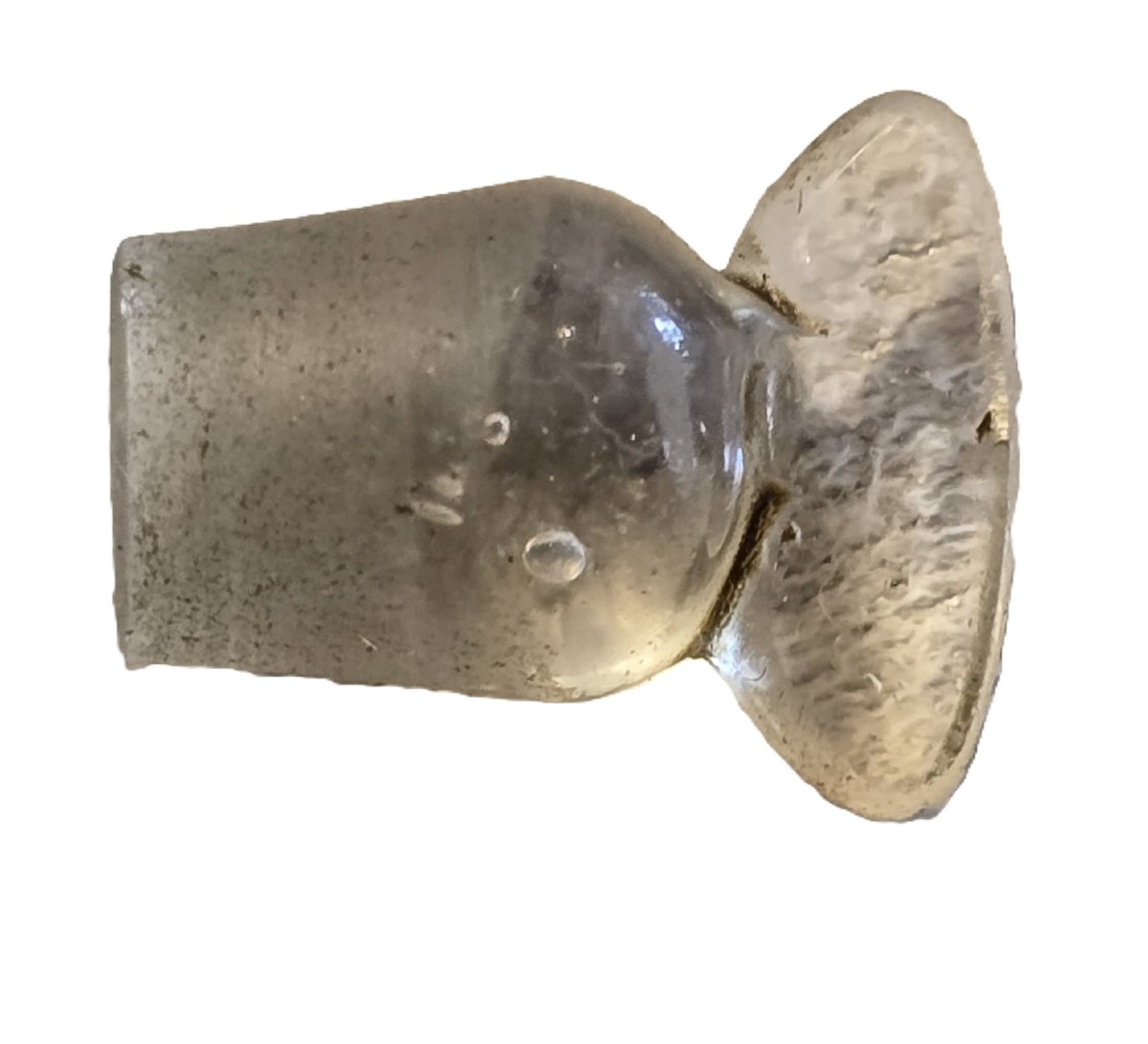  ancien flacon a sels  en cristal taillé -photo-2
