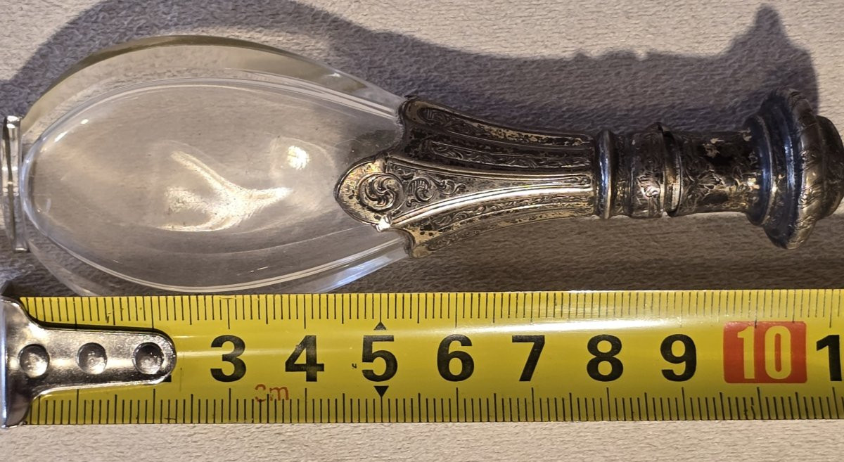 Antique 19th-century Smelling Salts Bottle-photo-6