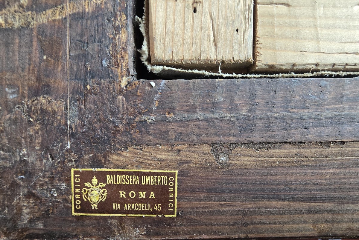 Madone de l’Étoile avec l’Enfant Jésus Huile sur toile-photo-4