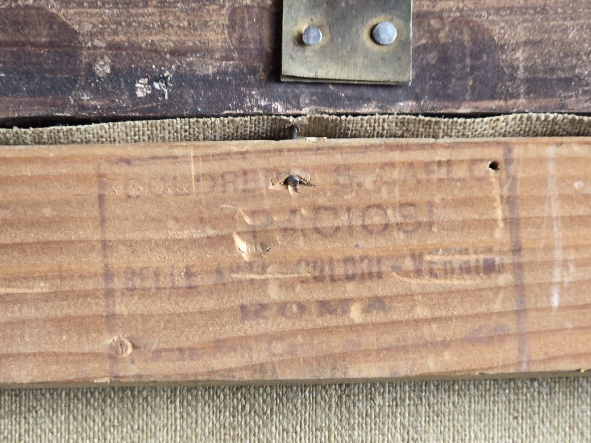 Madone de l’Étoile avec l’Enfant Jésus Huile sur toile-photo-5