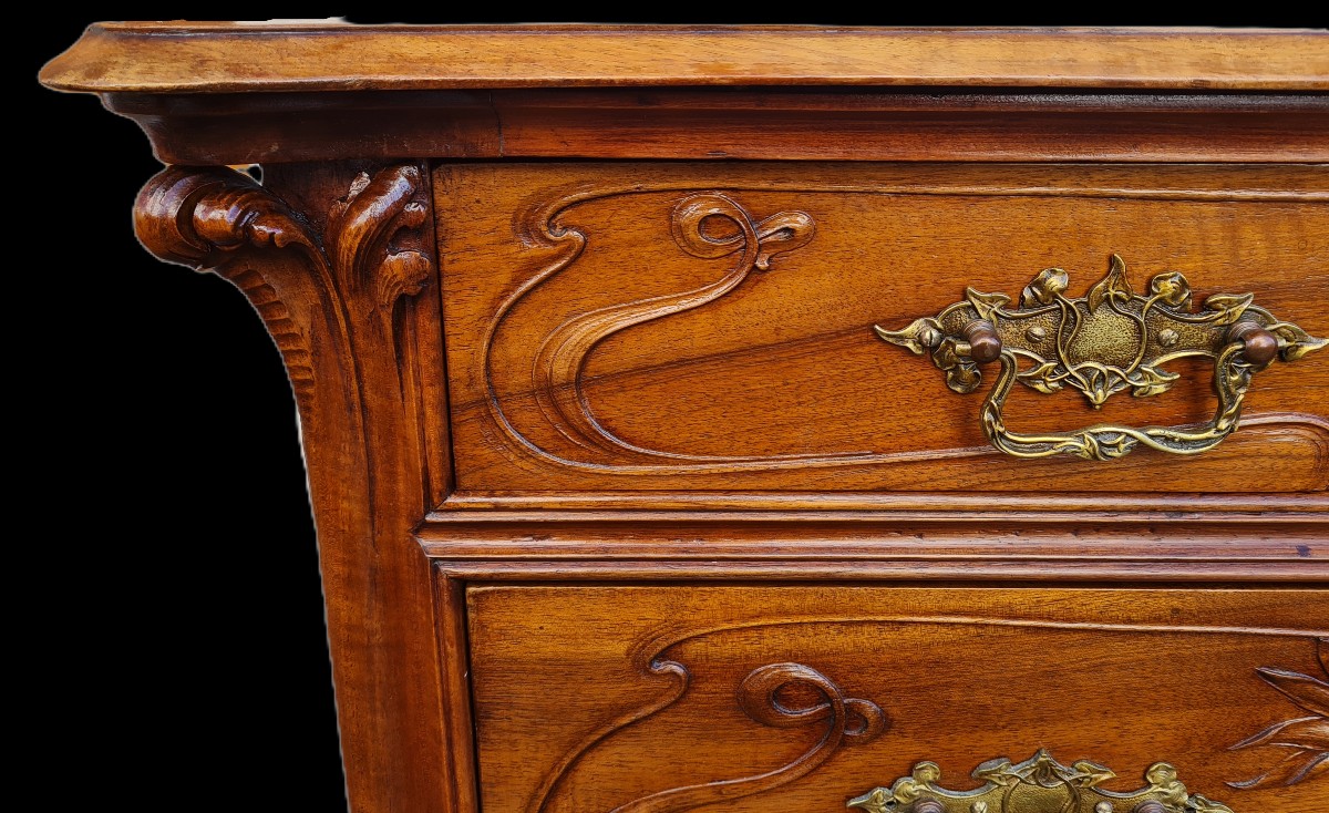 Commode italienne Art Nouveau-photo-3