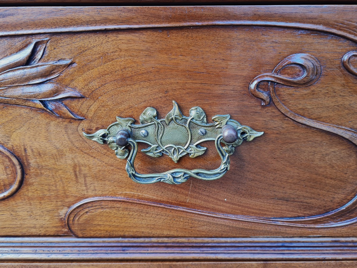Commode italienne Art Nouveau-photo-1