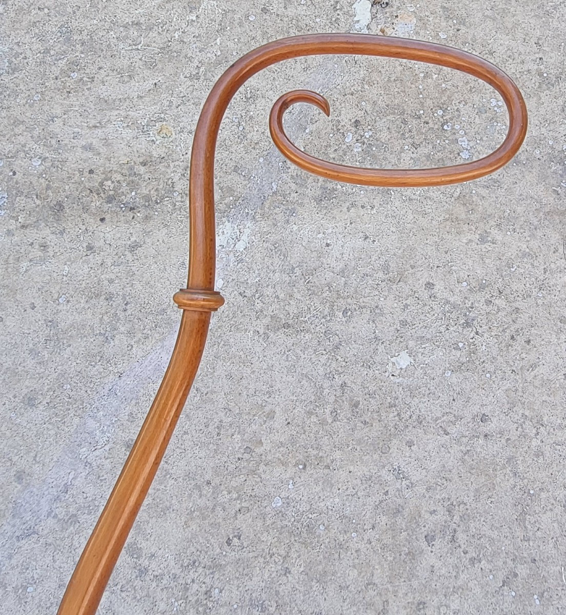 Ancien berceau en hêtre courbé Thonet-photo-4