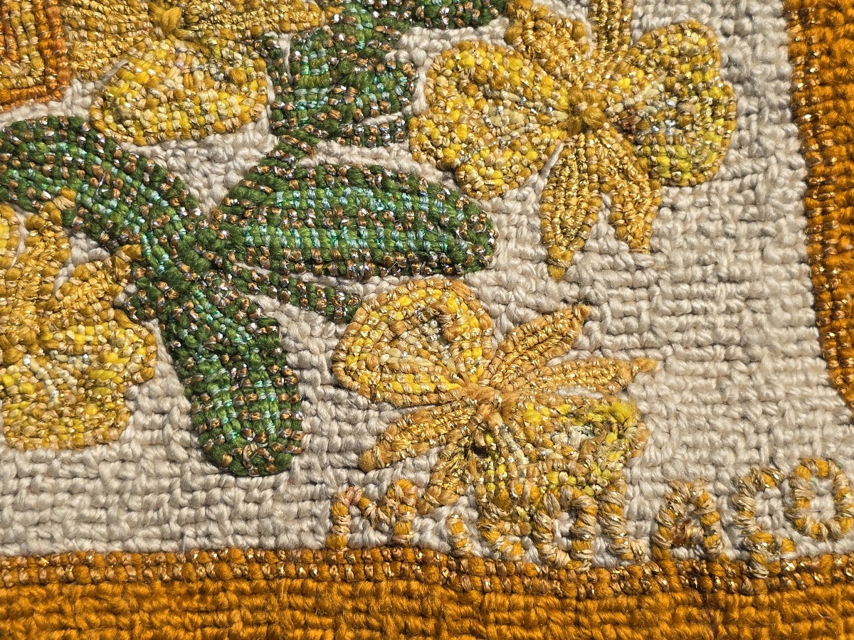 Textile Artwork Coroa Imperial By Madeleine Colaço, 118 × 148 Cm-photo-2