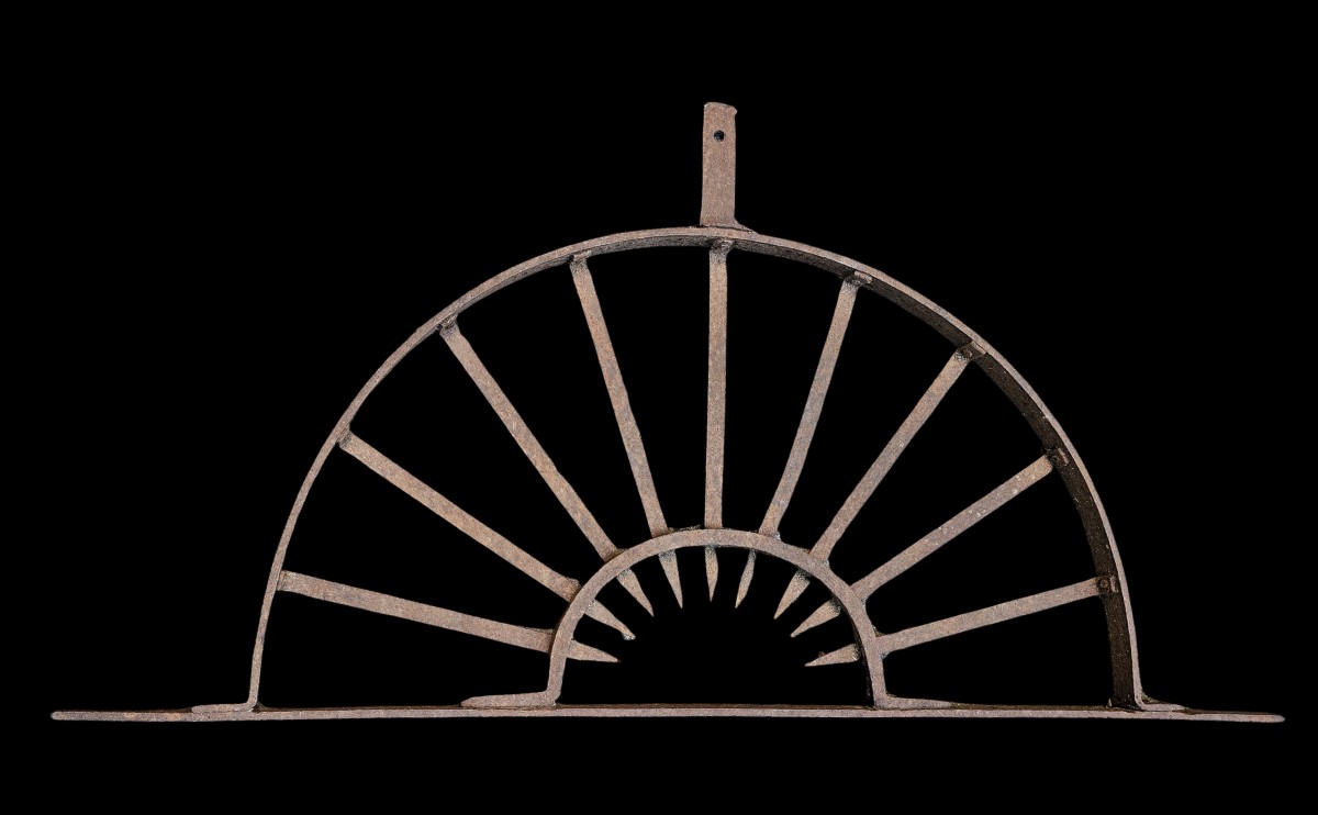 Antique Wrought Iron Fanlight-photo-2