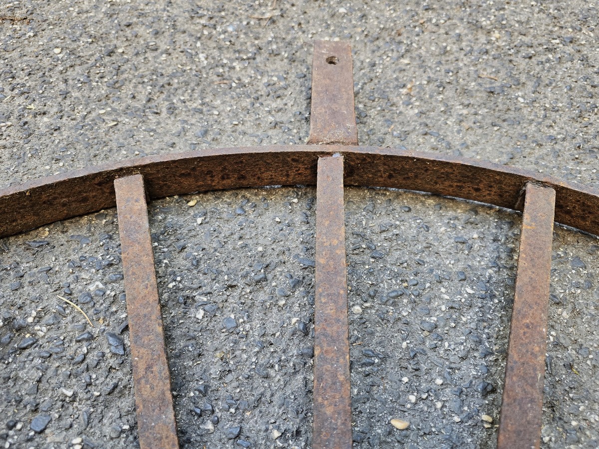 Antique Wrought Iron Fanlight-photo-3
