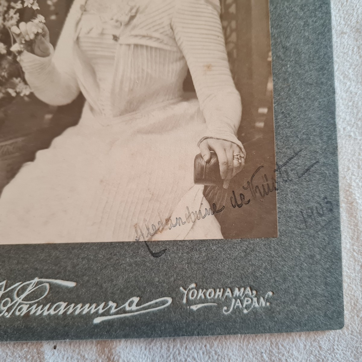 Silver Print Photograph, Yokohama, Japan, Adamtina Studio 1903-photo-1