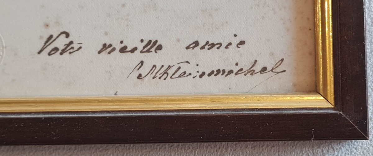 Photo autographe fin XIX de l'aristocrate Marie Edouardovna Kleinmichel atelier Lafayette-photo-3