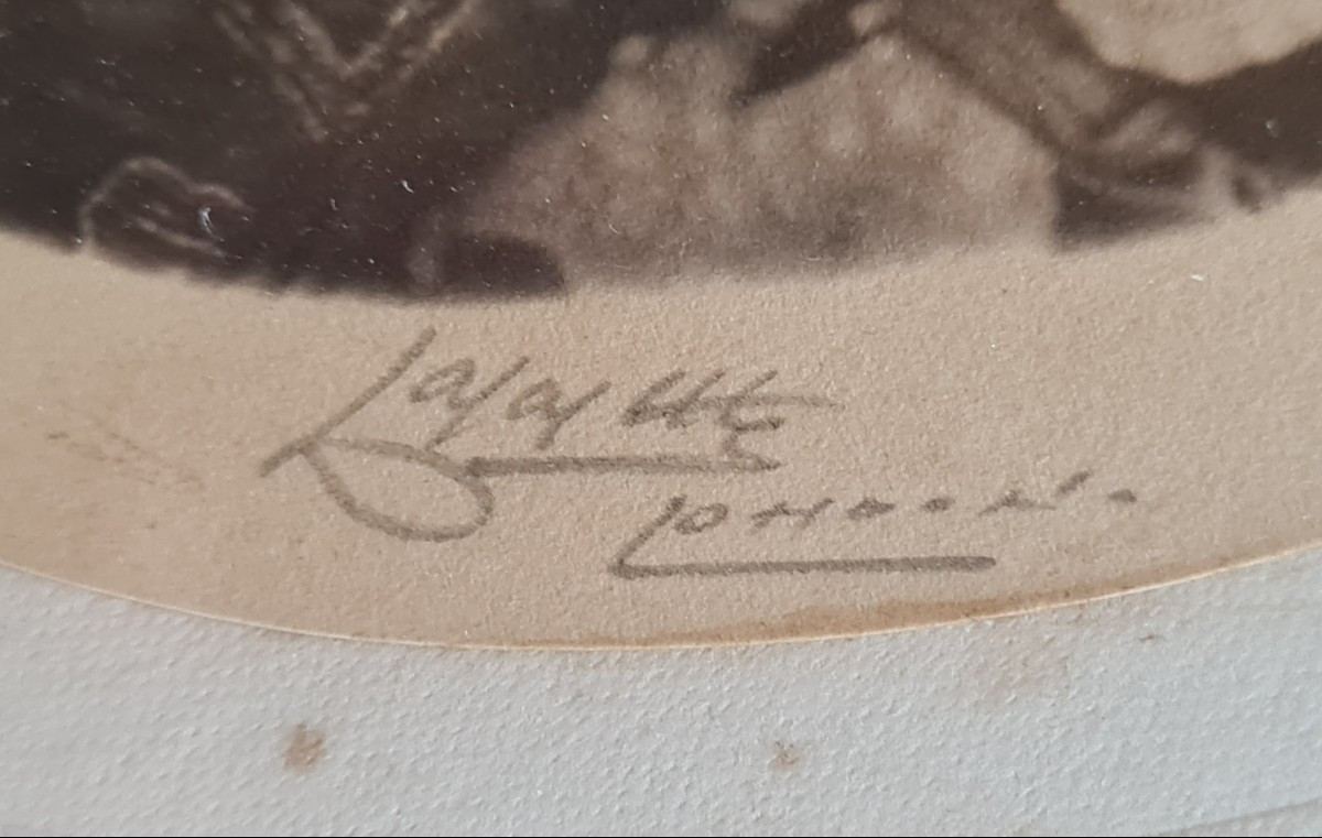 Photo autographe fin XIX de l'aristocrate russe Kleinmichel  atelier Lafayette-photo-1