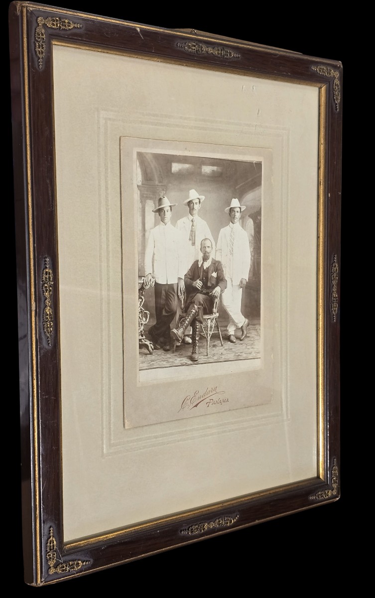 Photo – Studio Group Portrait, Carlos Endara, Panama -circa 1905-photo-2