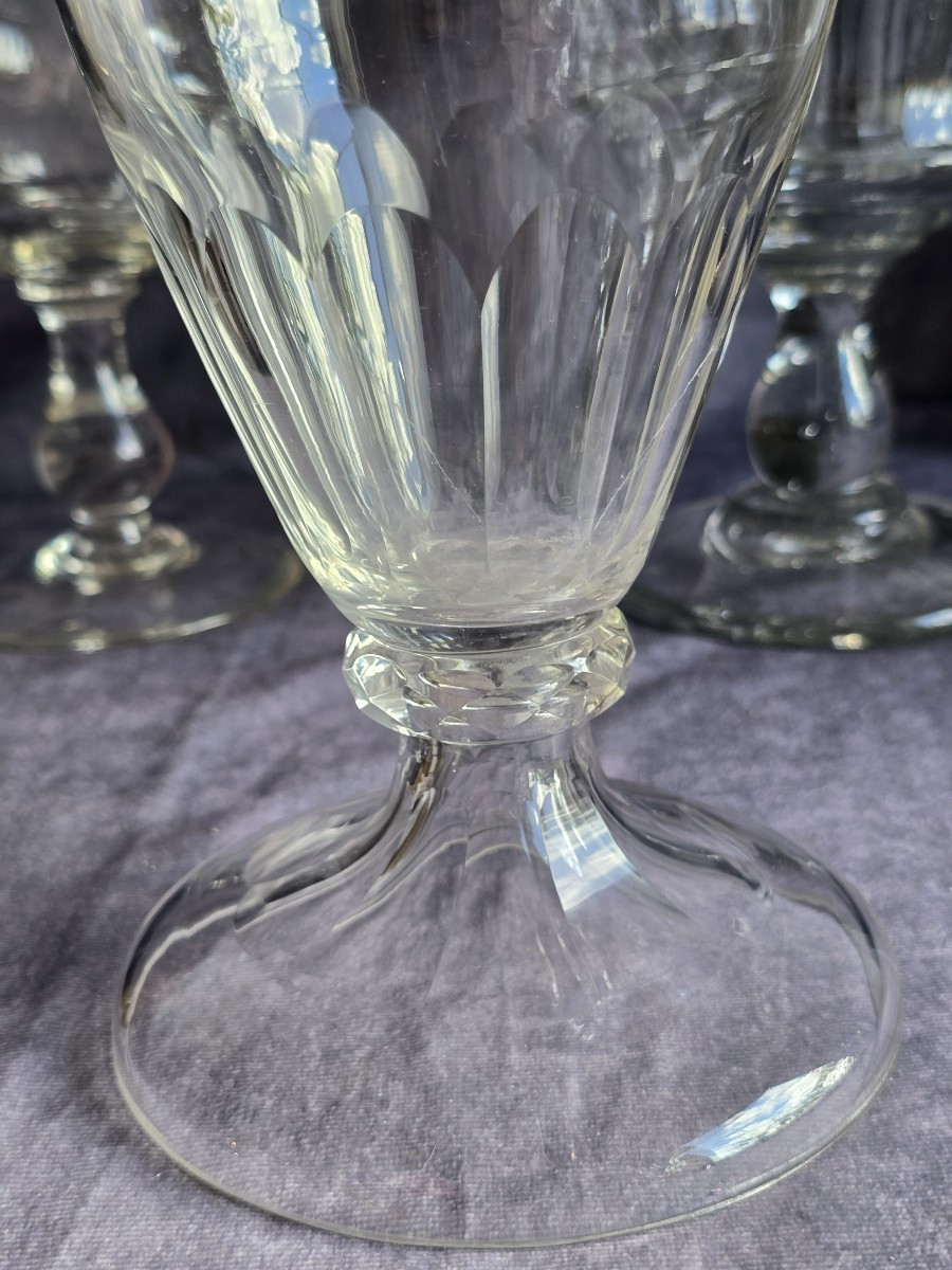 Old Cut Crystal Vase-photo-3