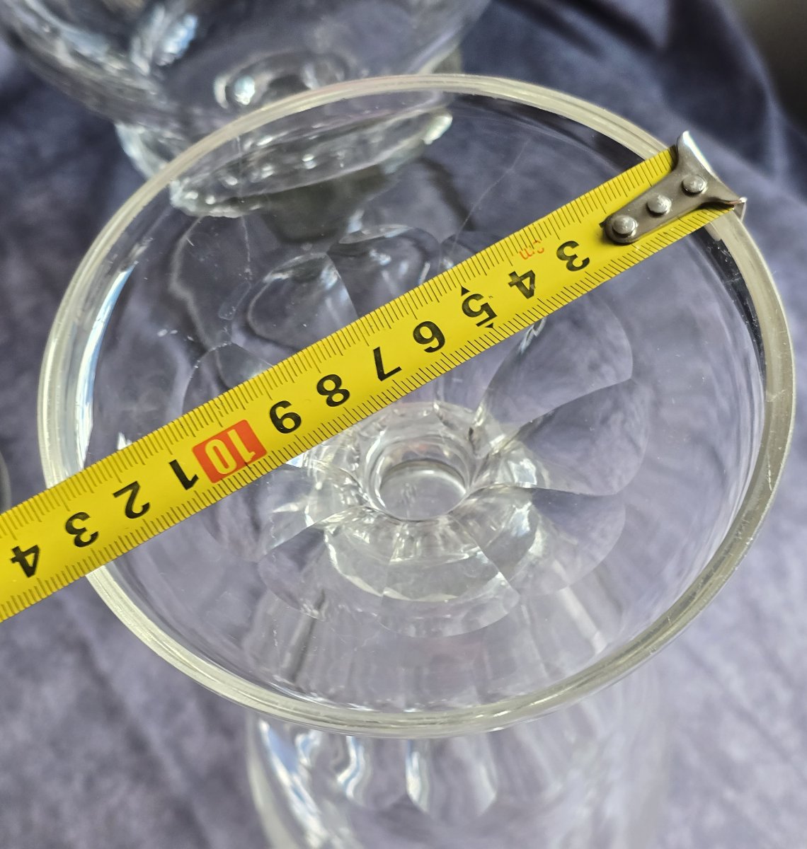 Old Cut Crystal Vase-photo-3