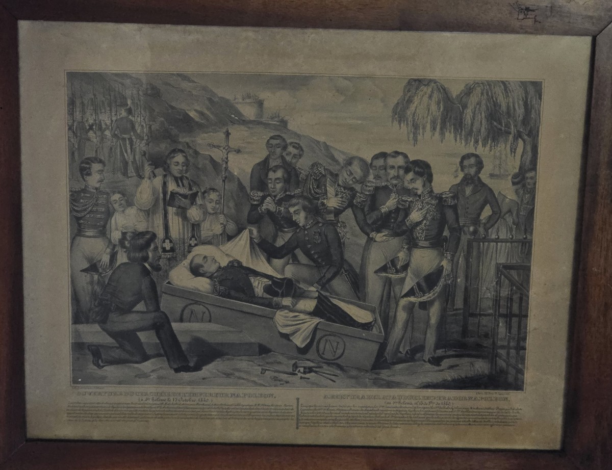 Set Of Three 19th-century Lithographs Depicting The Return To Paris Of The Ashes Of Napoleon I-photo-2