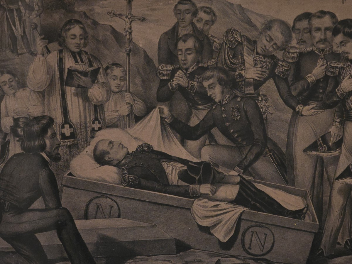 Set Of Three 19th-century Lithographs Depicting The Return To Paris Of The Ashes Of Napoleon I-photo-3