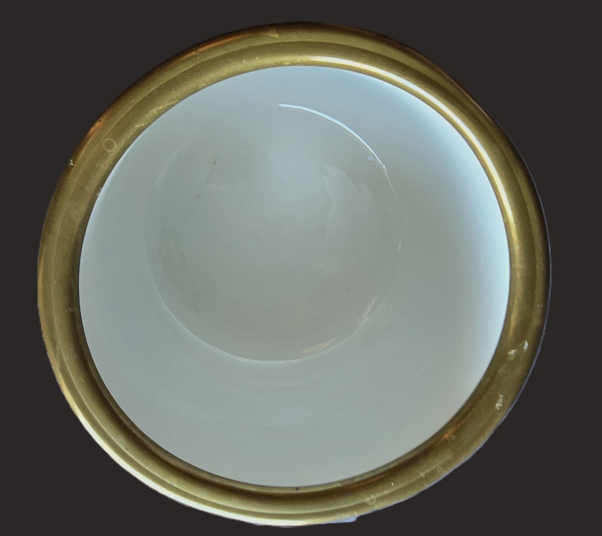 White Faience Cache-pot – Italy, Circa 1980-photo-2