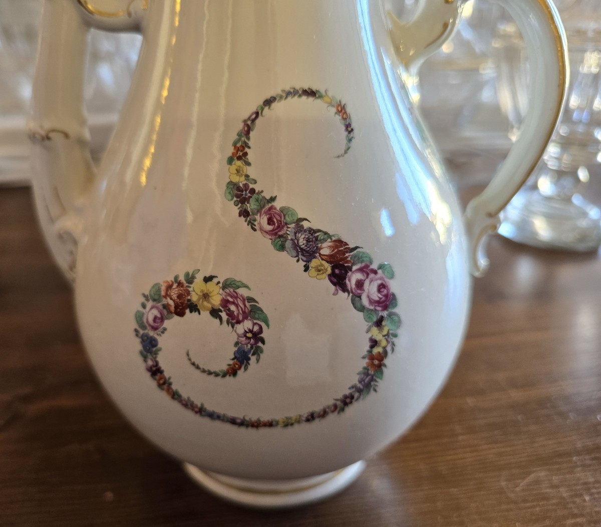 Ancient Ginori Doccia Porcelain Coffee Pot – Late 18th Century-photo-4