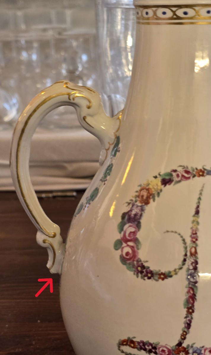 Ancient Ginori Doccia Porcelain Coffee Pot – Late 18th Century-photo-7