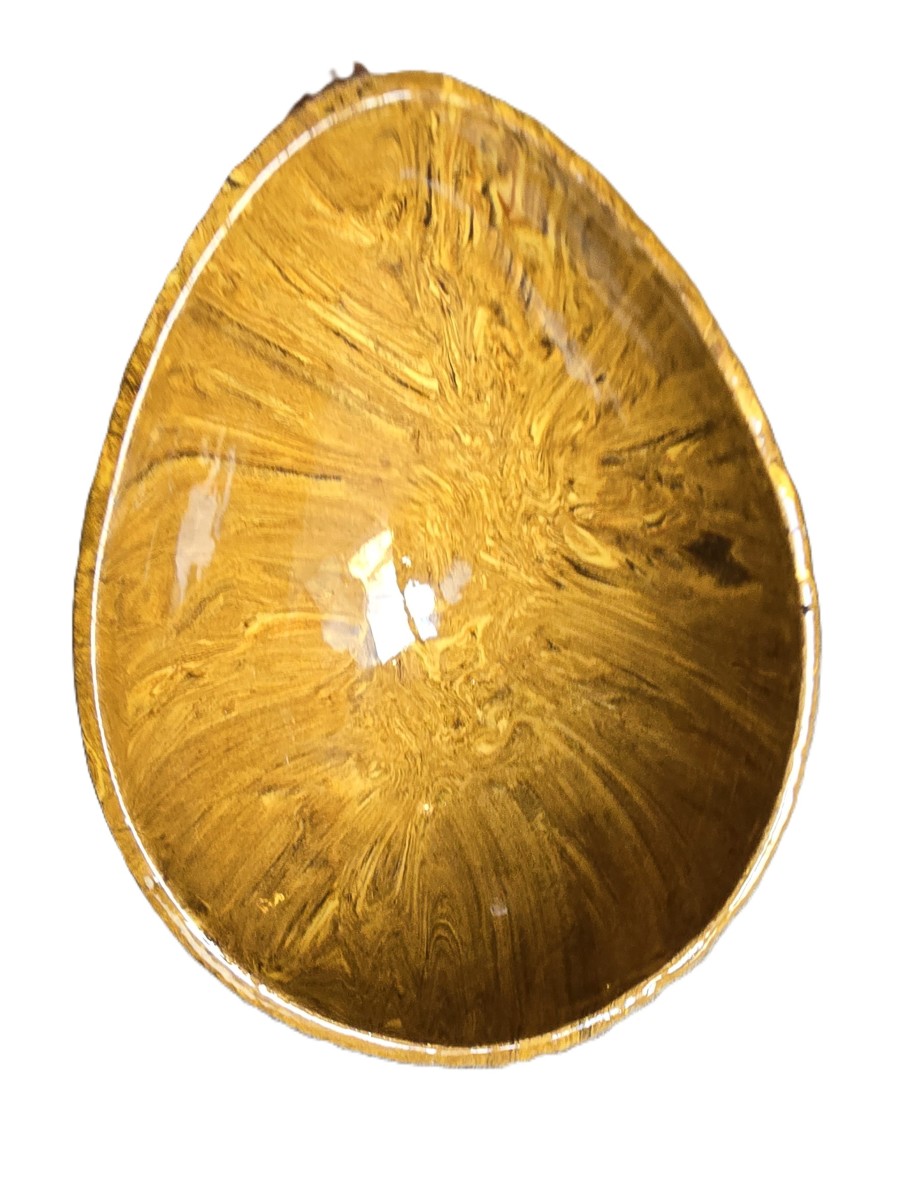 Neriage Ceramic Box In The Shape Of An Egg – Italy, Circa 1960-photo-2