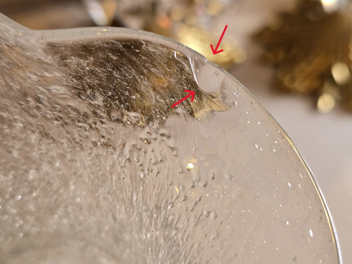 Ancien Pichet,  Broc à Rafraichir En verre soufflé Baccarat -photo-8