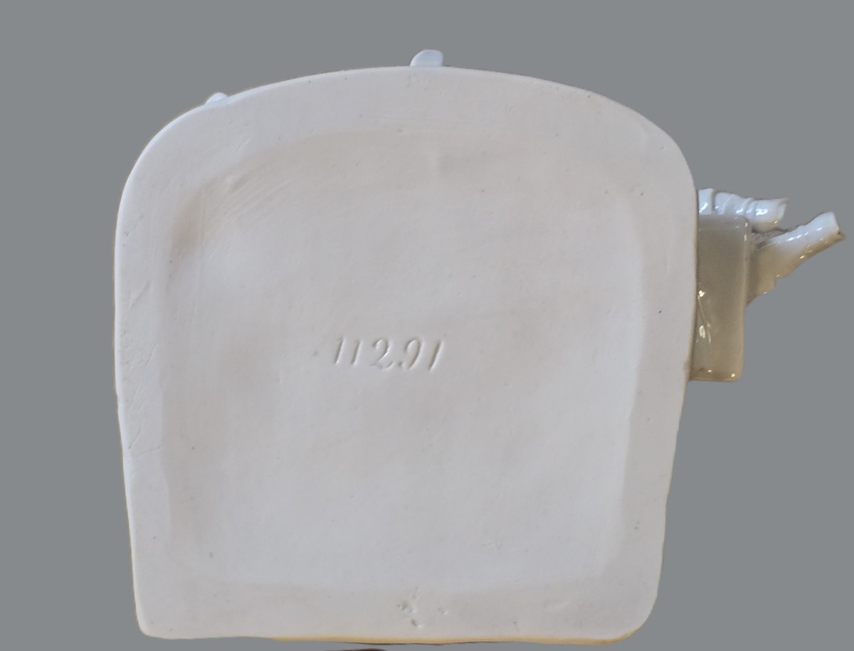 ancienne figurine groupe d'enfants en porcelaine blanche Capodimonte -photo-2