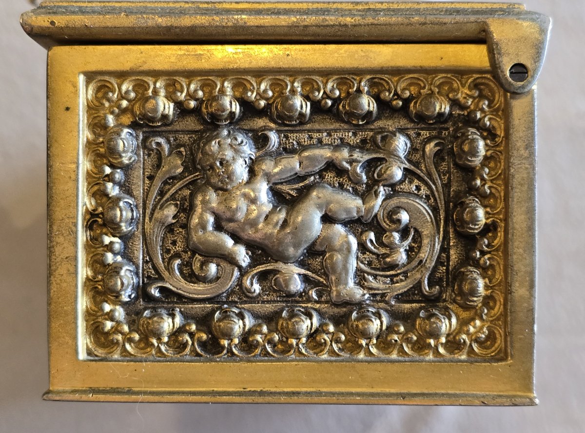 Gilt‑bronze Jewelry Casket By Erhart & Söhne, Germany, Circa 1900-photo-3