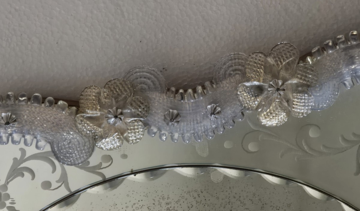 Venetian Wall Mirror, Mid‑20th Century-photo-1