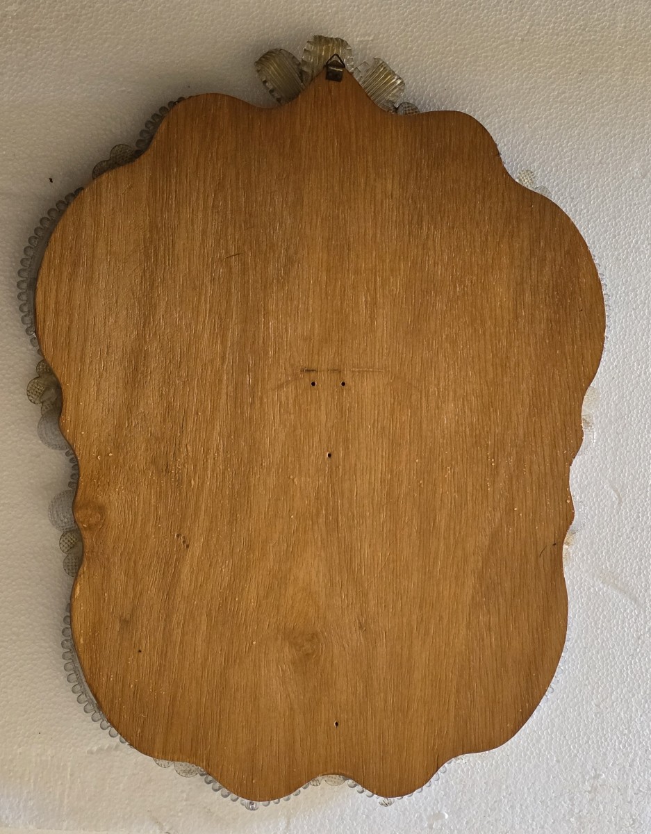 Venetian Wall Mirror, Mid‑20th Century-photo-3