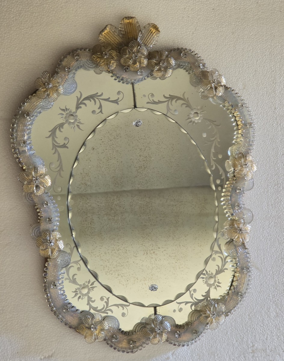 Venetian Wall Mirror, Mid‑20th Century