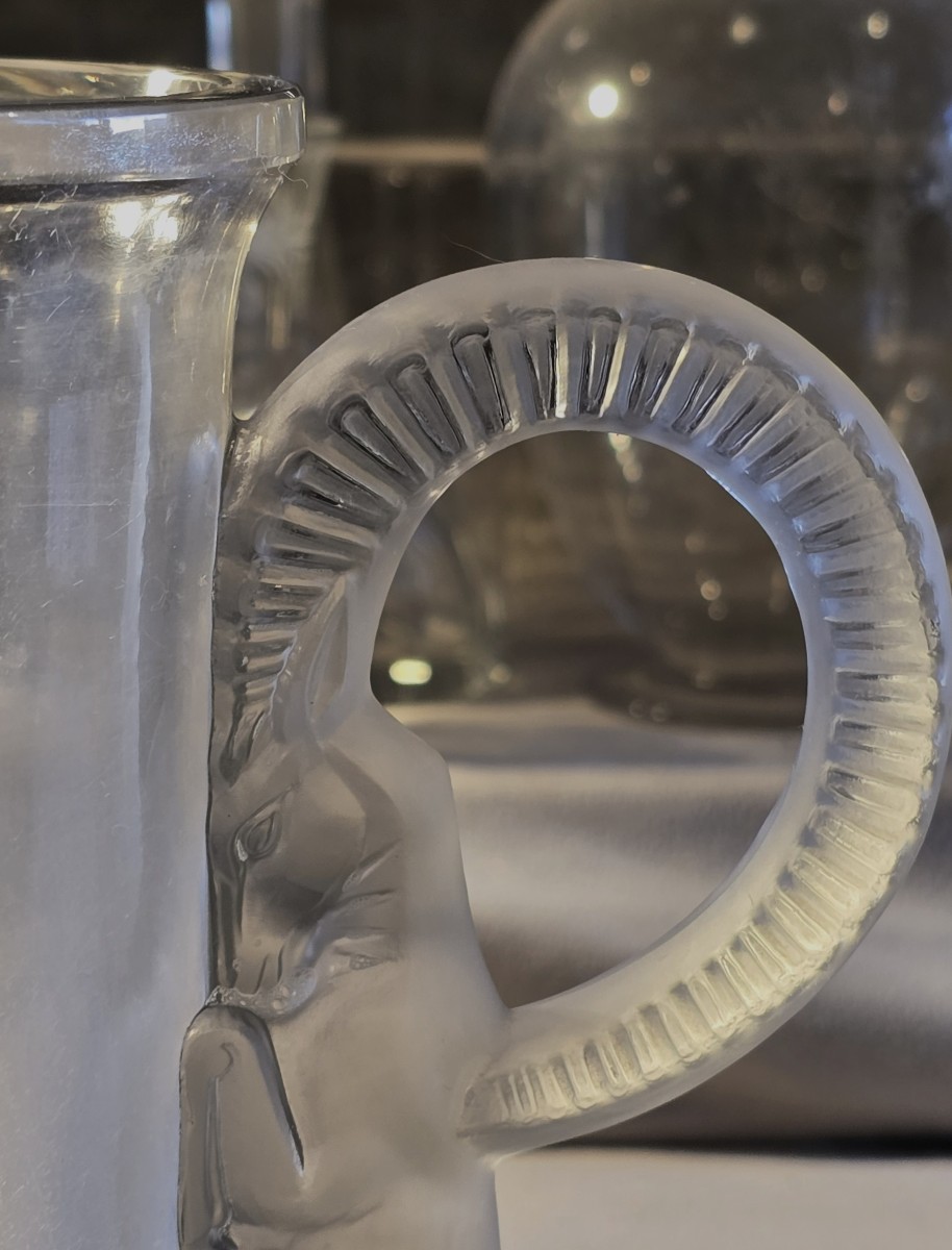 Vase Thibet 1931 signé Lalique France-photo-1