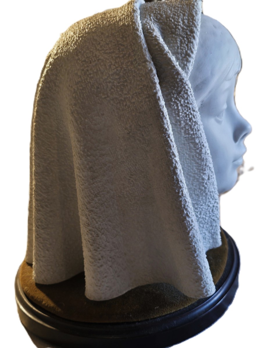 Head Of A Young Veiled Woman – Early Lladró Biscuit, 1969‑1985-photo-4