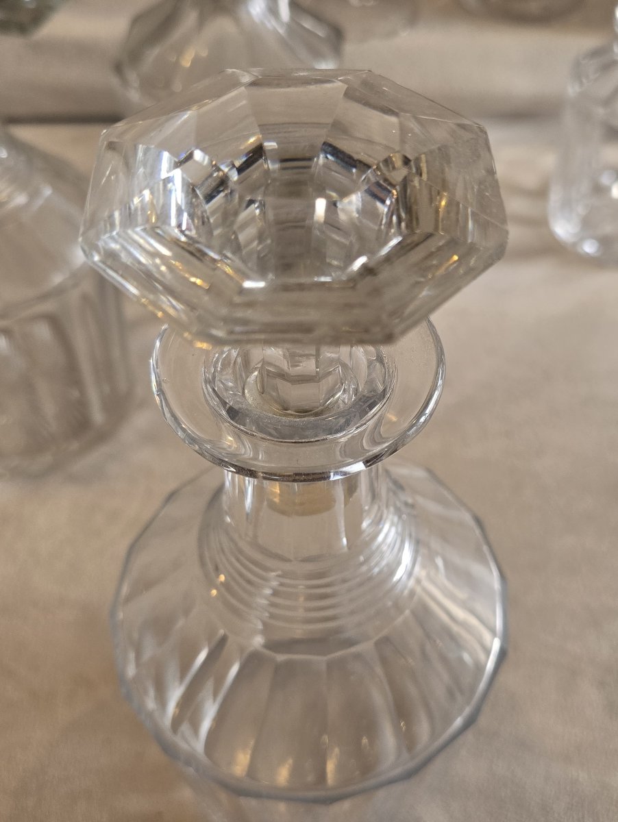 Antique Cut‑crystal Decanter N. 6 – England, 19th Century-photo-1