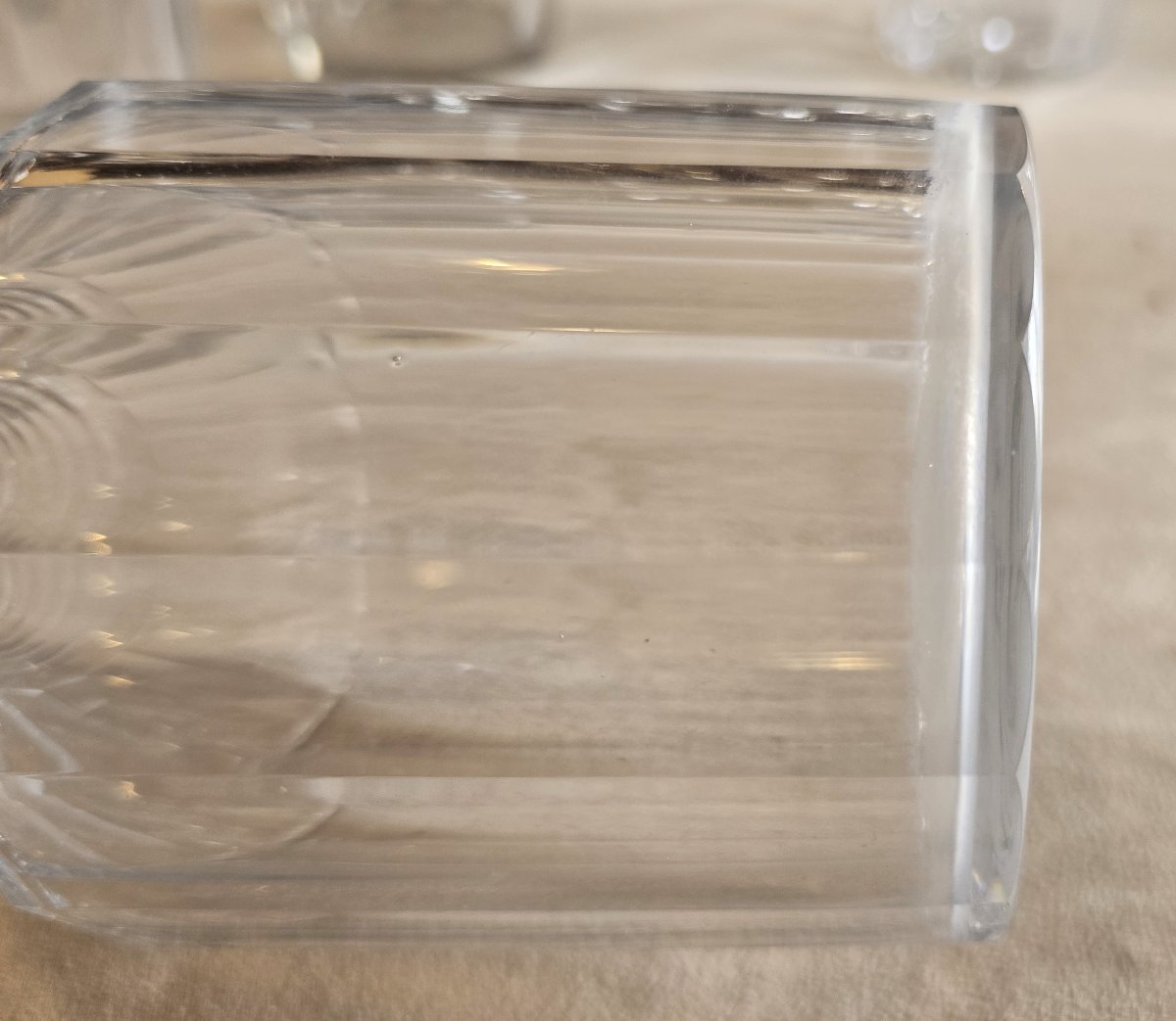 Antique Cut‑crystal Decanter N. 6 – England, 19th Century-photo-2