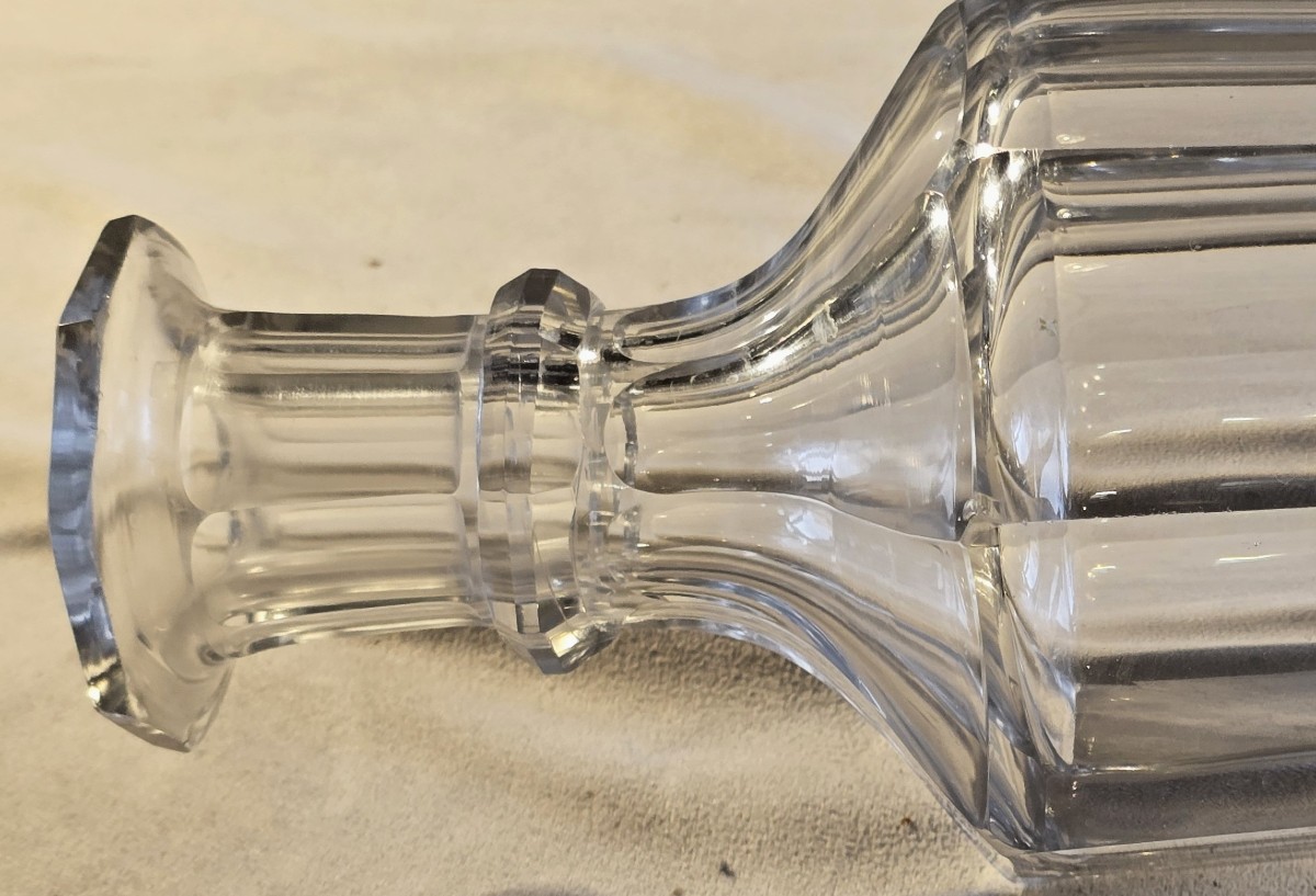 Antique Cut‑crystal Liqueur Carafe No. 7, 19th Century-photo-4