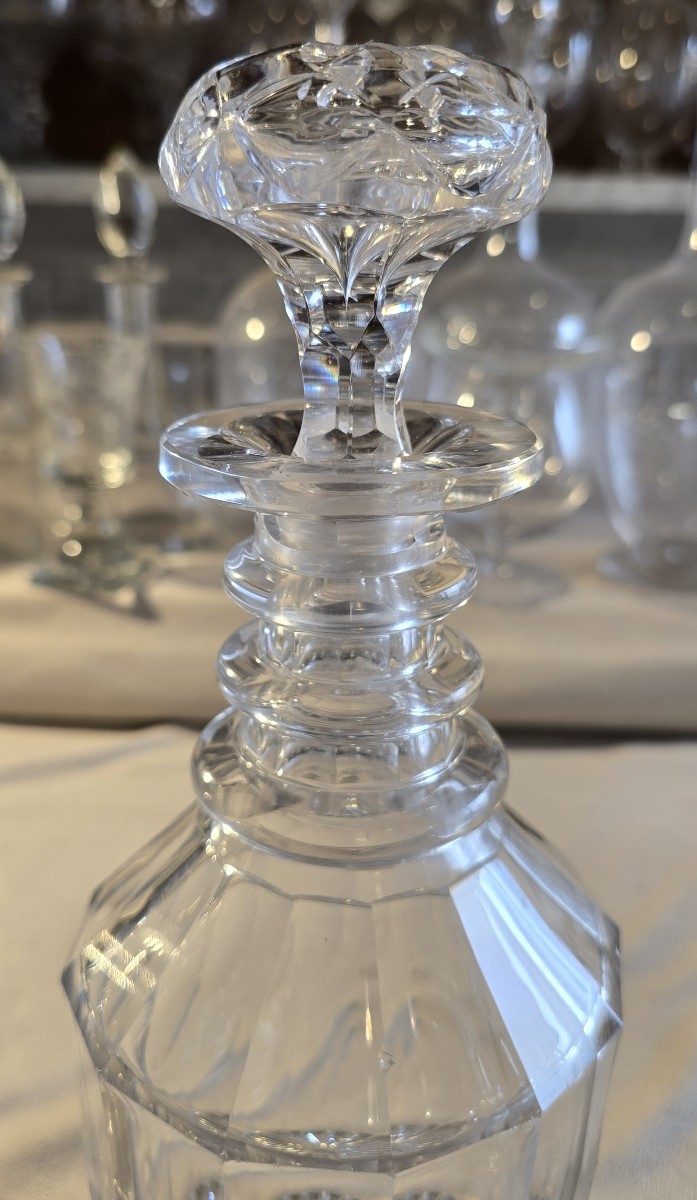 Antique Cut‑crystal Decanter No. 9 – 19th Century-photo-2