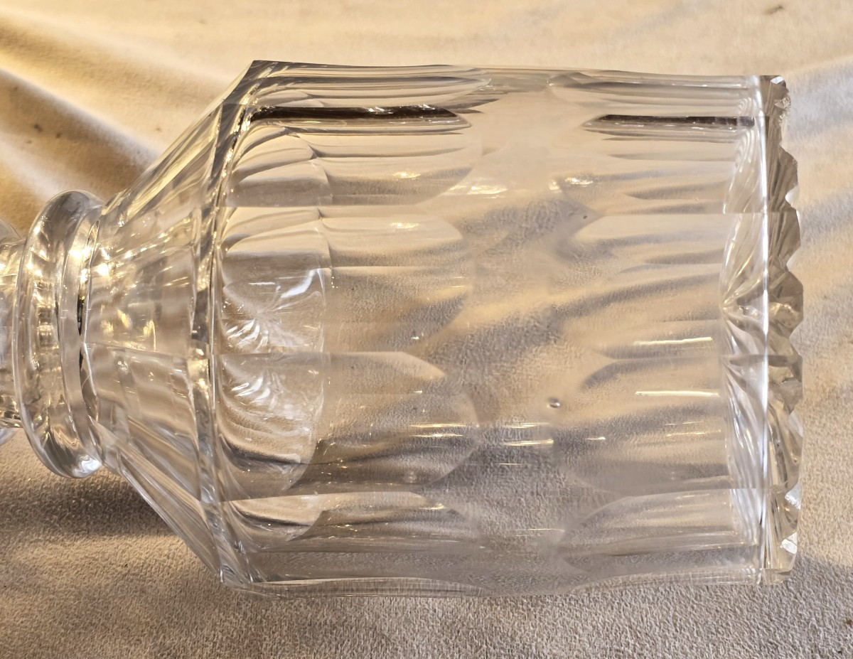 Antique Cut‑crystal Decanter No. 9 – 19th Century-photo-3