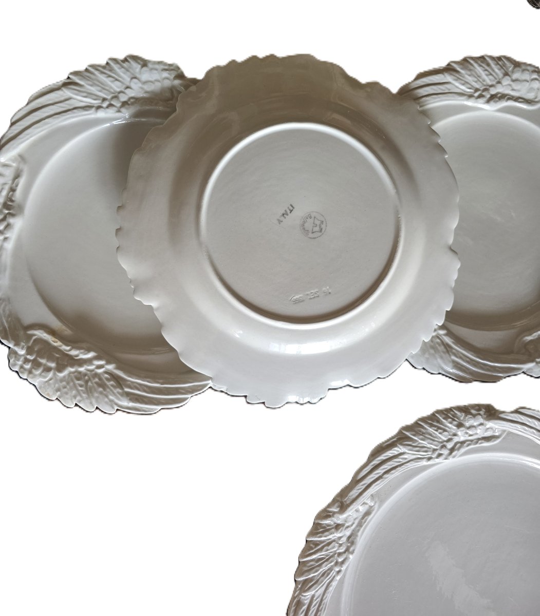  Service à dessert en faience  Bassanello Italie 1968-photo-4